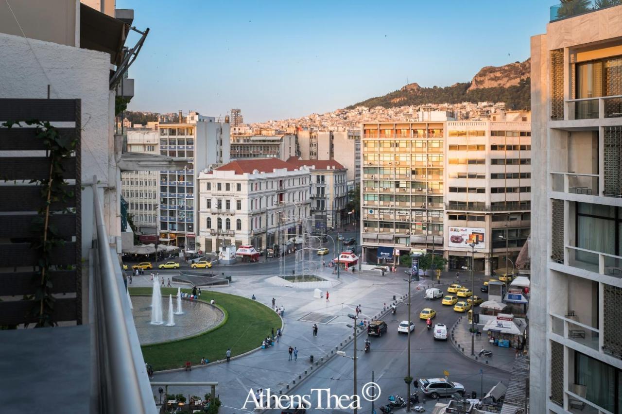 Athensthea Beta Luxury Penthouse Apt In Omonia Esterno foto