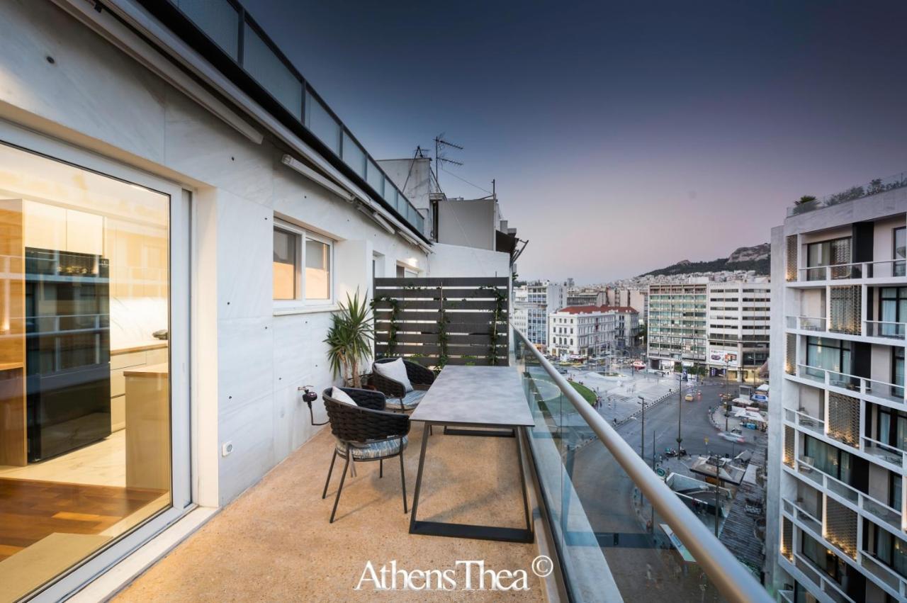 Athensthea Beta Luxury Penthouse Apt In Omonia Esterno foto